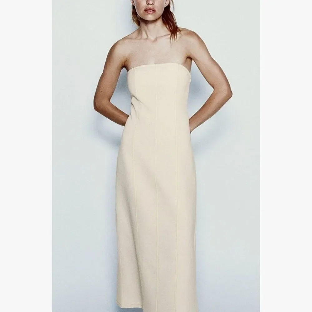 Zara Tube Top Dress - Picture 2 of 10